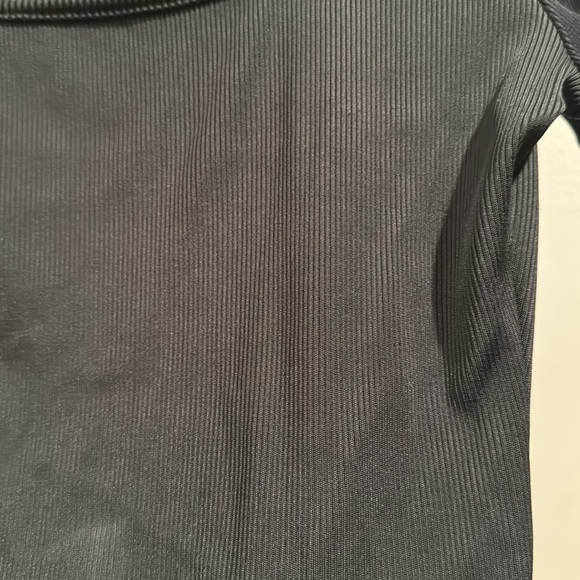 Anine Bing Janelle Black Scoop Neck Women's Bodysuit Large - Picture 4 of 7